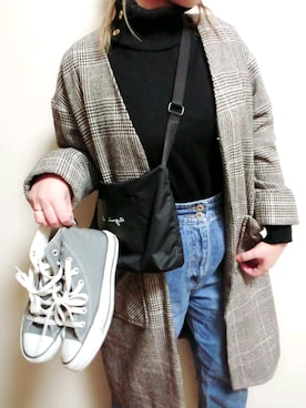 「oneway glamorous（ワンウェイグラマラス）のアイテム」を使った、ari-54kさん（レディース・154cm）の冬コーディネート