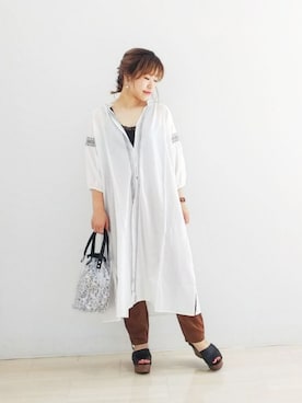 momiさん（レディース・154cm）の夏コーディネート