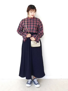 momiさん（レディース・154cm）の秋コーディネート