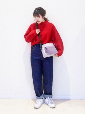 momiさん(レディース・154cm)の冬コーディネート
