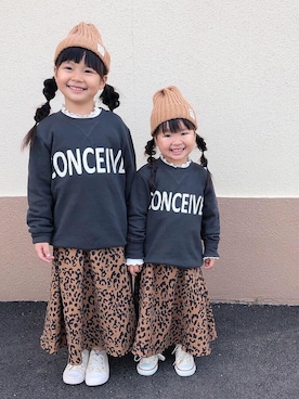 ___n.c.m_さん（キッズ・110cm）の冬コーディネート