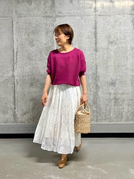 meさん（レディース・152cm）の春コーディネート