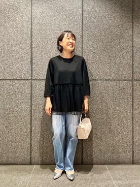 「お呼ばれ」｜「アイテム（パンツ）」を使った、meさん（レディース・152cm）の秋コーディネート
