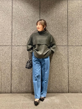 「お呼ばれ」｜「アイテム（パンツ）」を使った、meさん（レディース・152cm）の秋コーディネート