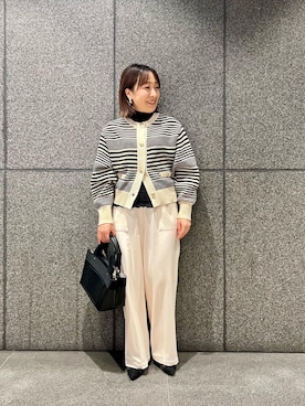 「お呼ばれ」｜「アイテム（パンツ）」を使った、meさん（レディース・151cm）の冬コーディネート