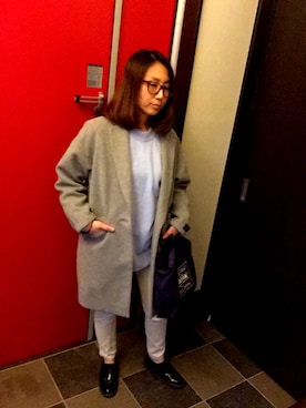 ゆんはるさん（レディース・154cm）の冬コーディネート