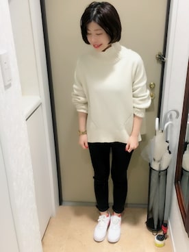 「プチプラミックス」｜tethukoさん（レディース・156cm）の冬コーディネート