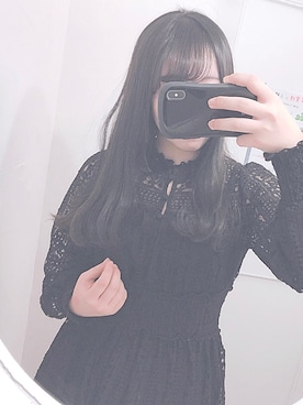 「iFace（アイフェイス）のアイテム（財布/小物）」を使った、Minさん（レディース・158cm）の冬コーディネート