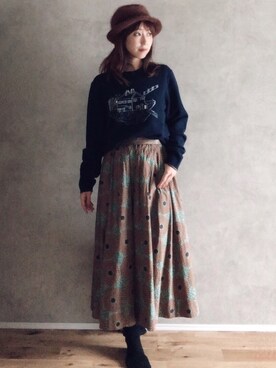 Atsukoさん（レディース・155cm）の冬コーディネート