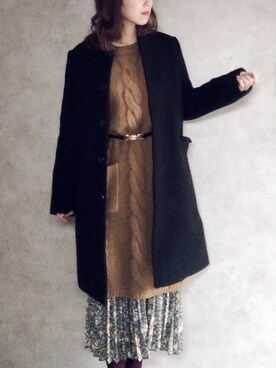 Atsukoさん（レディース・155cm）の冬コーディネート