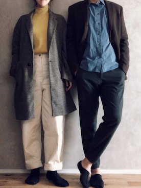 「Cantarelli（カンタレリ）のアイテム」を使った、Atsukoさん（レディース・155cm）の春コーディネート