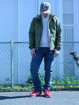 「rag & bone（ラグアンドボーン）のアイテム（デニムパンツ）」を使った、(jeudi)さん（メンズ・175cm）の春コーディネート