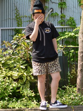 「コーディネート」｜「アイテム（ニットキャップ/ビーニー）」を使った、(jeudi)さん（メンズ・170cm）の春コーディネート