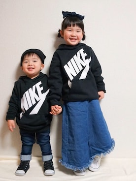 「NIKEKIDS」｜mqk1ansn  さん（キッズ・100cm）の冬コーディネート