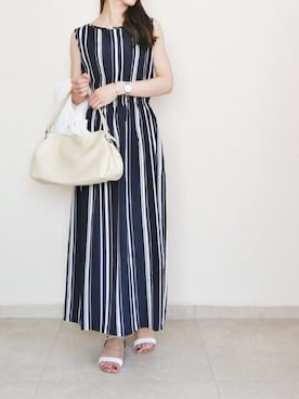 「Pierrot（ピエロ）のアイテム」を使った、kanakoさん（レディース・160cm）の夏コーディネート