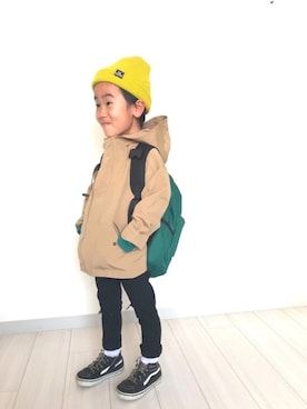 「DAKINE（ダカイン）のアイテム」を使った、Ruu...さん（キッズ・80cm）の春コーディネート