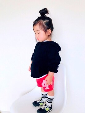 Ruu...さん（キッズ・80cm）の春コーディネート