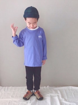 Ruu...さん（キッズ・80cm）の冬コーディネート