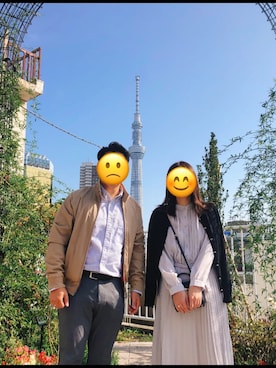 「オックスフォードシャツ」｜「アイテム（ブルゾン）」を使った、ごっちさん（メンズ・171cm）の秋コーディネート