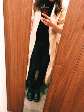 「MOUSSY（マウジー）のアイテム（デニムパンツ、その他）」を使った、aym218さん（レディース・157cm）の秋コーディネート