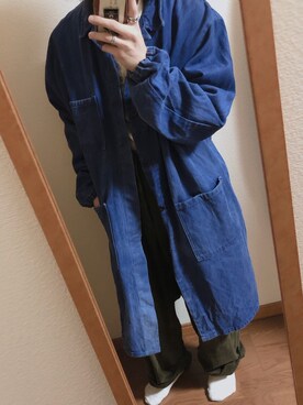 ダウンジャケット コート ブルー系 を使ったメンズ人気ファッションコーディネート Wear