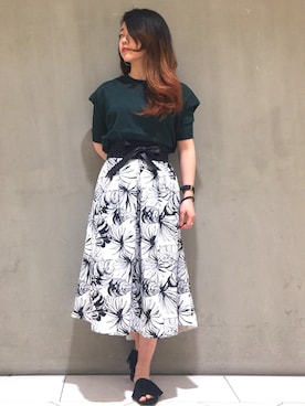 Chie Ikeharaさん（レディース・157cm）の春コーディネート