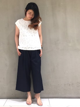 Chie Ikeharaさん（レディース・157cm）の春コーディネート