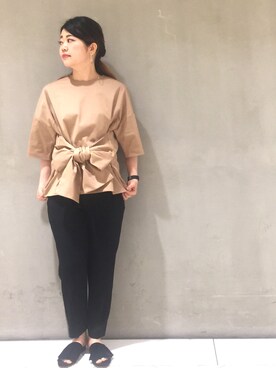 Chie Ikeharaさん（レディース・157cm）の春コーディネート