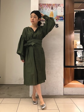 Chie Ikeharaさん(レディース・157cm)の春コーディネート