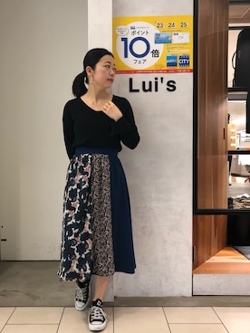 「robbem（ロベム）のアイテム」を使った、Chie Ikeharaさん（レディース・157cm）の春コーディネート