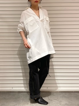 Chie Ikeharaさん（レディース・157cm）の春コーディネート