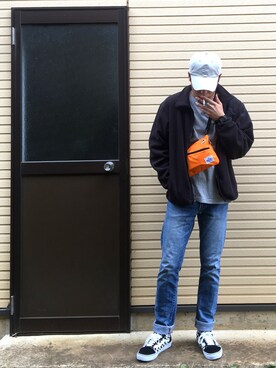 「XLARGE（エクストララージ）のアイテム（財布/小物）」を使った、ないやさん（メンズ・172cm）の秋コーディネート