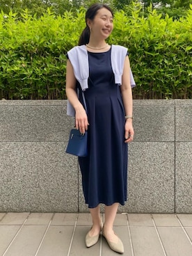 「ビジネス」｜「アイテム（その他シューズ）」を使った、tokutake_hさん（レディース・158cm）の夏コーディネート