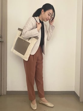 「ビジネス」｜「アイテム（その他シューズ）」を使った、tokutake_hさん（レディース・158cm）の秋コーディネート