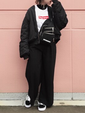 「ドラフトエヴリス」｜「アイテム（その他アウター）」を使った、yuiasaさん（レディース・153cm）の春コーディネート