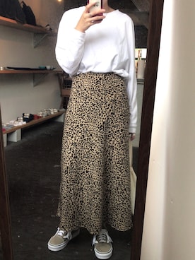 「calmeのアイテム」を使った、yuiasaさん（レディース・153cm）の秋コーディネート