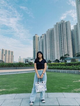 「eight sixty（エイト・シックスティ）のアイテム」を使った、🌸LamChan🐱🐶さん（レディース・160cm）の秋コーディネート