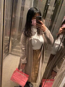 「eight sixty（エイト・シックスティ）のアイテム」を使った、🌸LamChan🐱🐶さん（レディース・160cm）の冬コーディネート