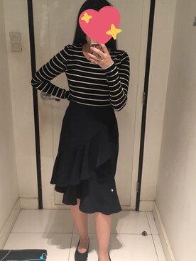 「H&M（エイチ・アンド・エム）のアイテム（ワンピース/ドレス）」を使った、Larayneさん（レディース・160cm）の夏コーディネート