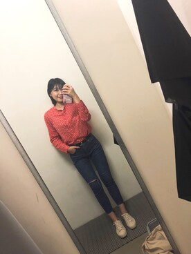 「COS（コス）のアイテム（アクセサリー）」を使った、-嘟嘴猪妹さん（レディース・167cm）の春コーディネート