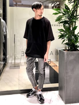 「Reebok（リーボック）のアイテム（スリッポン）」を使った、HIRO-Tさん（メンズ・178cm）の夏コーディネート