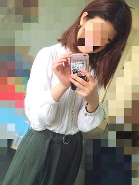 「UNIQUE（ユニーク）のアイテム（パンツ）」を使った、SubaruNANさん（レディース・160cm）の秋コーディネート