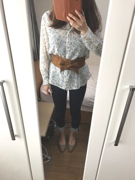 「スプリングSENSEOFPLACE」｜saya.♡さん（レディース・156cm）の春コーディネート