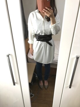 「STYLE DELI（スタイルデリ）のアイテム（ワンピース/ドレス）」を使った、saya_pi♡さん（レディース・156cm）の春コーディネート