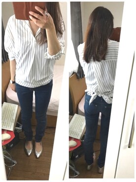 saya.♡さん（レディース・156cm）の春コーディネート