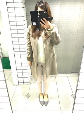 「URBAN RESEARCH Sonny Label（アーバンリサーチサニーレーベル）のアイテム（ムートンコート）」を使った、saya_pi♡さん（レディース・156cm）の秋コーディネート