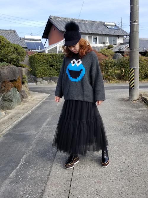 Keimm01 H Mのニット セーターを使ったコーディネート Wear