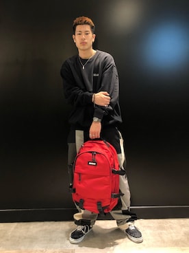 山口 聖矢さん（メンズ・175cm）の秋コーディネート