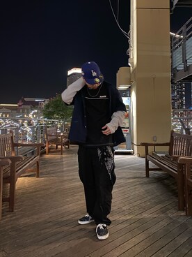 山口 聖矢さん(メンズ・175cm)の冬コーディネート
