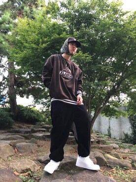 山口 聖矢さん(メンズ・175cm)の冬コーディネート